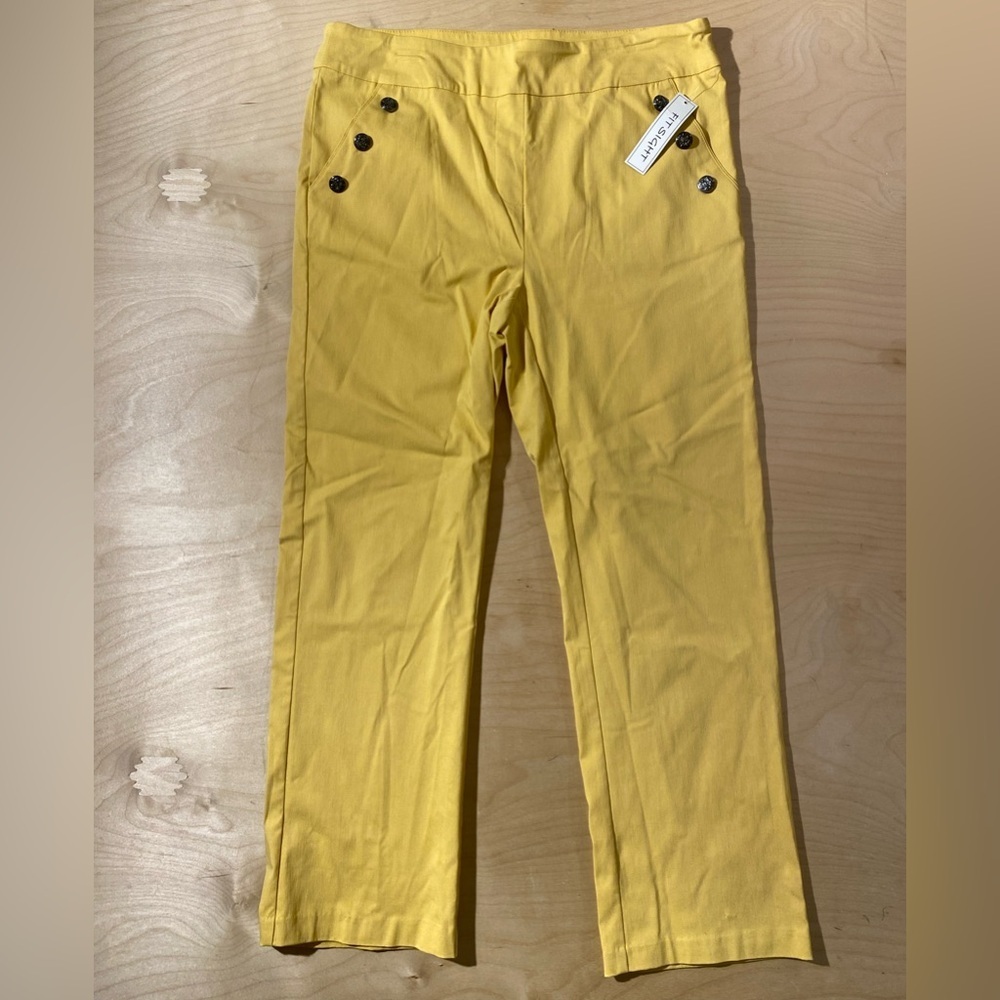 Fit Sight Bright Yellow Pants 14 (QW)